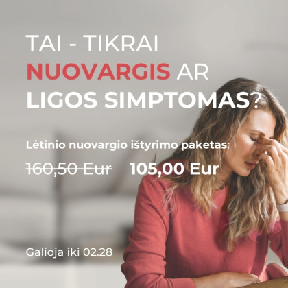 Tai tikrai nuovargis ar ligos simptomas?