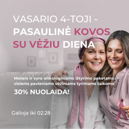 Vasario 4-oji – Pasaulinė kovos su vėžiu diena