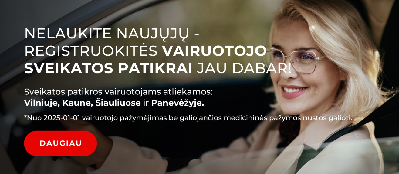 Vairuotojo patikra